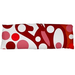 Red And White Decor Body Pillow Case (dakimakura) by Valentinaart