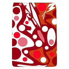 Red And White Decor Flap Covers (l)  by Valentinaart