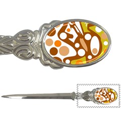 Orange And White Decor Letter Openers by Valentinaart