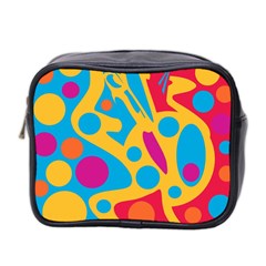 Colorful Decor Mini Toiletries Bag 2-side by Valentinaart