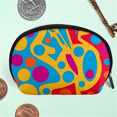 Colorful Decor Accessory Pouches (large)  by Valentinaart