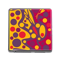 Colorful Chaos Memory Card Reader (square) by Valentinaart