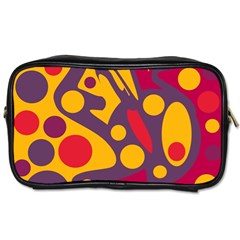 Colorful Chaos Toiletries Bags by Valentinaart