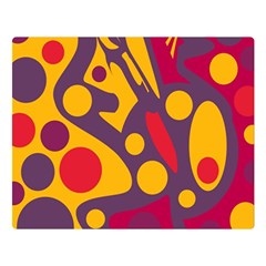 Colorful Chaos Double Sided Flano Blanket (large)  by Valentinaart