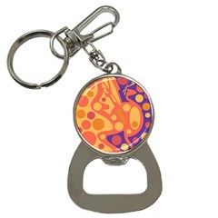 Orange And Blue Decor Bottle Opener Key Chains by Valentinaart