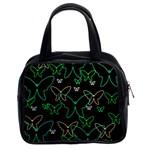 Green butterflies Classic Handbags (2 Sides) Front