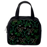 Green butterflies Classic Handbags (2 Sides) Back