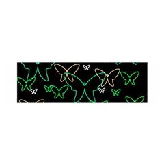 Green Butterflies Satin Scarf (oblong) by Valentinaart