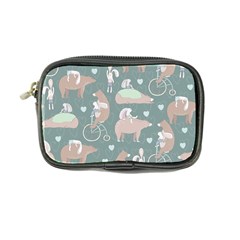 Bear Ruding Unicycle Unique Pop Art All Over Print Coin Purse