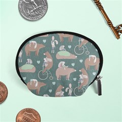 Bear Ruding Unicycle Unique Pop Art All Over Print Accessory Pouches (small)  by CraftyLittleNodes