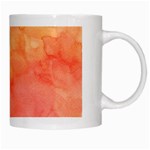 Watercolor Yellow Fall Autumn Real Paint Texture Artists White Mugs Right