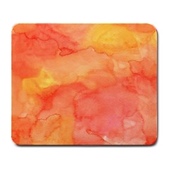 Watercolor Yellow Fall Autumn Real Paint Texture Artists Large Mousepads by CraftyLittleNodes