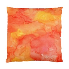 Watercolor Yellow Fall Autumn Real Paint Texture Artists Standard Cushion Case (two Sides) by CraftyLittleNodes