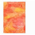 Watercolor Yellow Fall Autumn Real Paint Texture Artists Large Garden Flag (Two Sides) Back