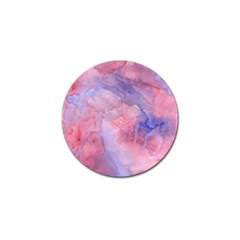 Galaxy Cotton Candy Pink And Blue Watercolor  Golf Ball Marker by CraftyLittleNodes