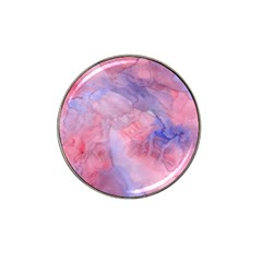 Galaxy Cotton Candy Pink And Blue Watercolor  Hat Clip Ball Marker