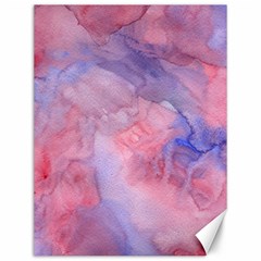 Galaxy Cotton Candy Pink And Blue Watercolor  Canvas 12  X 16  