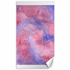 Galaxy Cotton Candy Pink And Blue Watercolor  Canvas 40  X 72  