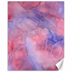 Galaxy Cotton Candy Pink And Blue Watercolor  Canvas 11  X 14  