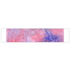 Galaxy Cotton Candy Pink And Blue Watercolor  Flano Scarf (small)