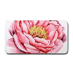 Large Flower Floral Pink Girly Graphic Medium Bar Mats by CraftyLittleNodes