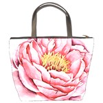 Large Flower Floral Pink Girly Graphic Bucket Bags Back