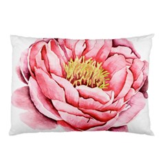 Large Flower Floral Pink Girly Graphic Pillow Case (two Sides)