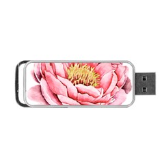 Large Flower Floral Pink Girly Graphic Portable Usb Flash (two Sides) by CraftyLittleNodes