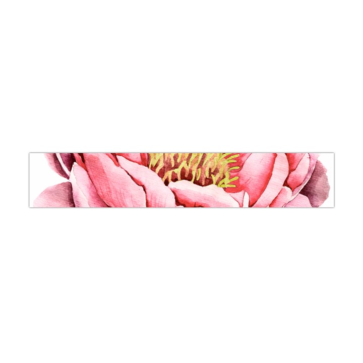 Large Flower Floral Pink Girly Graphic Flano Scarf (Mini)