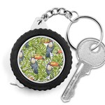 Tropical Print Leaves Birds Toucans Toucan Large Print Measuring Tapes Front