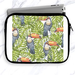 Tropical Print Leaves Birds Toucans Toucan Large Print Apple Ipad 2/3/4 Zipper Cases by CraftyLittleNodes