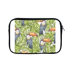 Tropical Print Leaves Birds Toucans Toucan Large Print Apple Ipad Mini Zipper Cases by CraftyLittleNodes