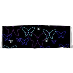 Blue Neon Butterflies Samsung Galaxy S I9008 Hardshell Case