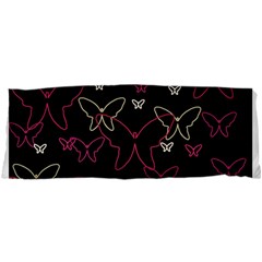 Pink Neon Butterflies Samsung Galaxy Sl I9003 Hardshell Case