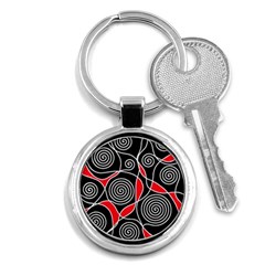 Hypnotic Design Key Chains (round)  by Valentinaart