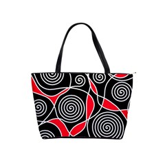 Hypnotic Design Shoulder Handbags by Valentinaart