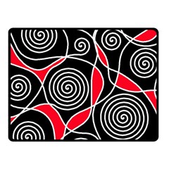 Hypnotic Design Fleece Blanket (small) by Valentinaart