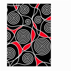 Hypnotic Design Large Garden Flag (two Sides) by Valentinaart