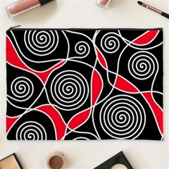 Hypnotic Design Cosmetic Bag (xxxl)  by Valentinaart