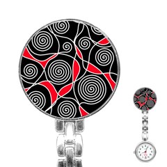 Hypnotic Design Stainless Steel Nurses Watch by Valentinaart