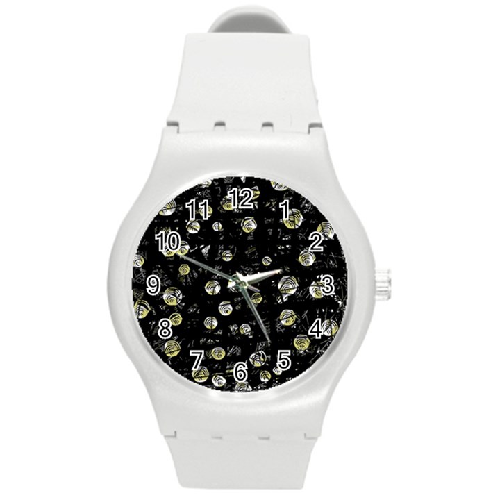 My soul Round Plastic Sport Watch (M)