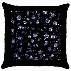 Blue Soul Throw Pillow Case (black) by Valentinaart