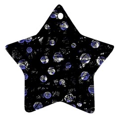 Blue Soul Star Ornament (two Sides)  by Valentinaart