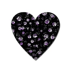 Purple Soul Heart Magnet by Valentinaart