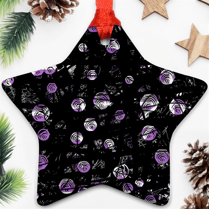 Purple soul Star Ornament (Two Sides) 