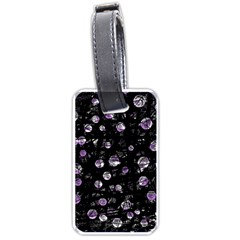 Purple Soul Luggage Tags (one Side)  by Valentinaart