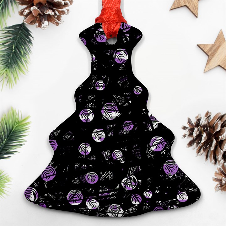 Purple soul Christmas Tree Ornament (2 Sides)