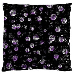 Purple Soul Standard Flano Cushion Case (two Sides) by Valentinaart