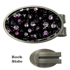 Purple Soul Money Clips (oval)  by Valentinaart