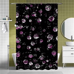 Purple Soul Shower Curtain 48  X 72  (small)  by Valentinaart